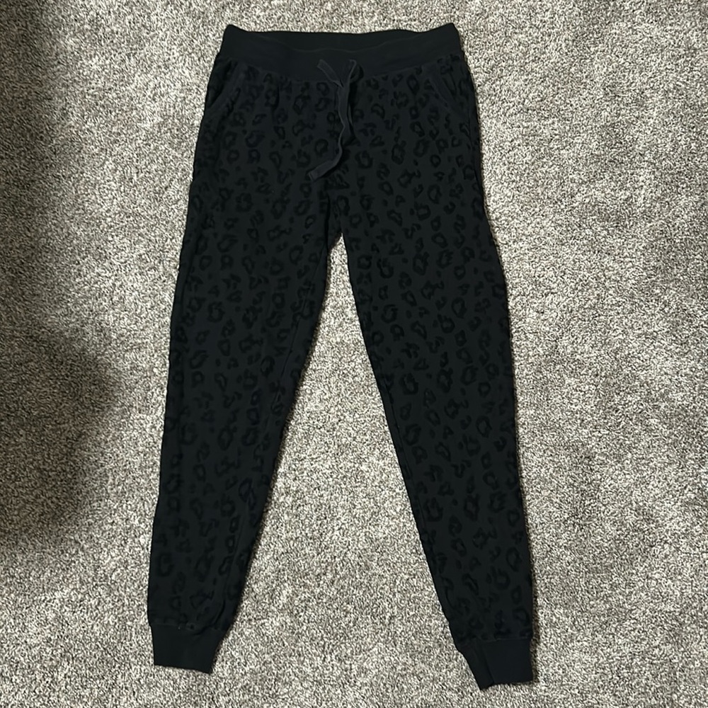 Pink Cheetah Print Joggers